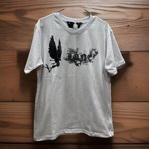 Vlone T shirt Angel Skeleton Devil Black Big Logo Streetwear Rap Luxury S